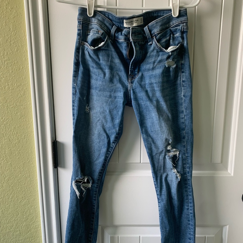 Abercrombie stretch mid rise 25 P